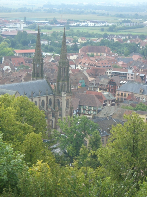Obernai from Above - Local Food And Wine photo by Paige Donner c. 2011