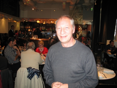 Chef Eric Frechon at his new Paris restaurant Lazare  photo by Paige Donner copyright '13