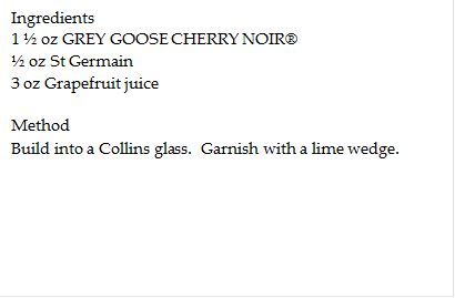 grey goose cherry collins