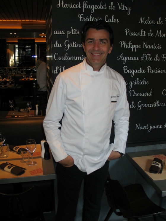 Chef Yannick Alleno, Terroir Parisien Brongniart